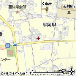 愛媛県喜多郡内子町平岡甲78周辺の地図