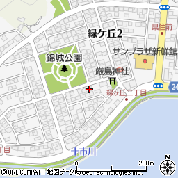 高知県南国市緑ケ丘2丁目2516周辺の地図