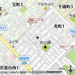 福岡県春日市光町2丁目25周辺の地図