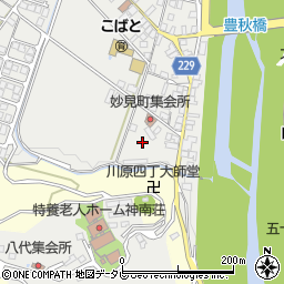愛媛県喜多郡内子町五十崎甲933周辺の地図
