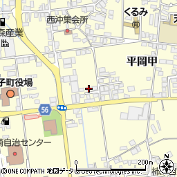 愛媛県喜多郡内子町平岡甲74周辺の地図