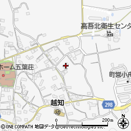 高知県高岡郡越知町越知甲292周辺の地図
