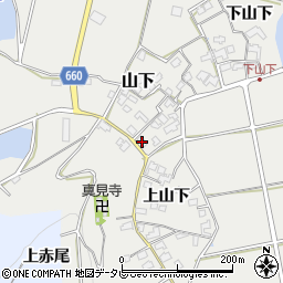 大分県宇佐市山下下山下623周辺の地図