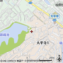 大平寺西公園周辺の地図