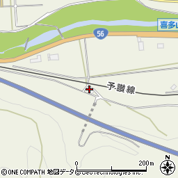 愛媛県大洲市新谷1633周辺の地図