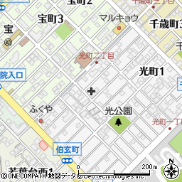 福岡県春日市光町2丁目6周辺の地図