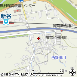 愛媛県大洲市新谷1170周辺の地図