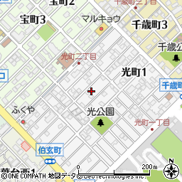福岡県春日市光町2丁目20周辺の地図