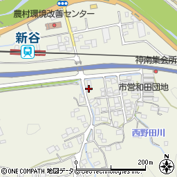 愛媛県大洲市新谷1172周辺の地図