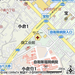 サニー宝町店周辺の地図