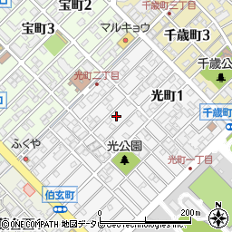 福岡県春日市光町2丁目18周辺の地図