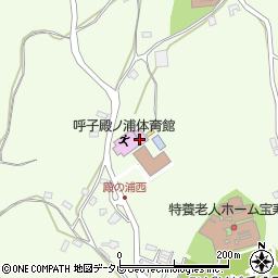 呼子柔剣道場周辺の地図