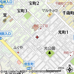 福岡県春日市光町2丁目3周辺の地図