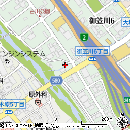 岡本クリーニング店周辺の地図