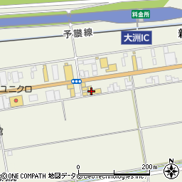 愛媛トヨタ自動車大洲店周辺の地図