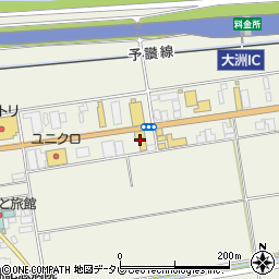 愛媛トヨペット大洲店周辺の地図