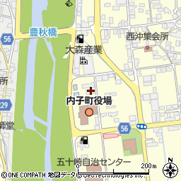 愛媛県喜多郡内子町平岡甲164周辺の地図