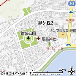 高知県南国市緑ケ丘周辺の地図