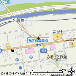 愛媛県大洲市新谷464周辺の地図