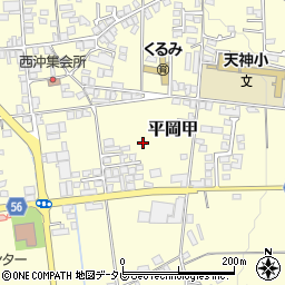 愛媛県喜多郡内子町平岡甲83周辺の地図