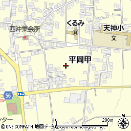 愛媛県内子町（喜多郡）平岡甲周辺の地図