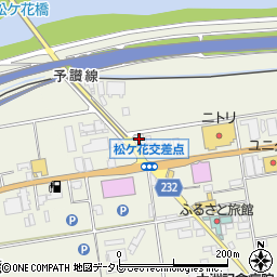 車検のコバック　大洲・松ヶ花店周辺の地図