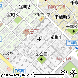 福岡県春日市光町2丁目12周辺の地図