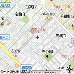 福岡県春日市光町2丁目2周辺の地図