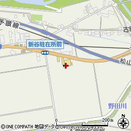 愛媛県大洲市新谷1376周辺の地図