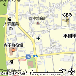 愛媛県喜多郡内子町平岡甲63周辺の地図
