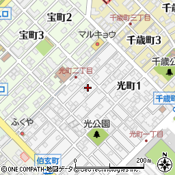 福岡県春日市光町2丁目10周辺の地図