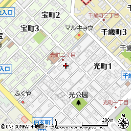 福岡県春日市光町2丁目1-6周辺の地図