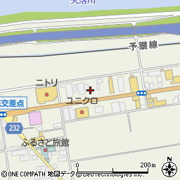 株式会社ササキボデー大洲店周辺の地図