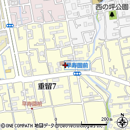 福岡市立　早寿園周辺の地図