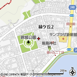 高知県南国市緑ケ丘2丁目2013周辺の地図