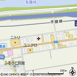 愛媛県大洲市新谷421周辺の地図