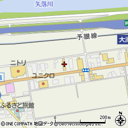 ネッツトヨタ瀬戸内大洲店周辺の地図