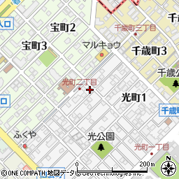 福岡県春日市光町2丁目1-4周辺の地図