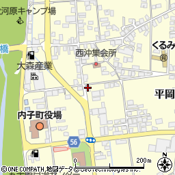 愛媛県喜多郡内子町平岡甲57周辺の地図