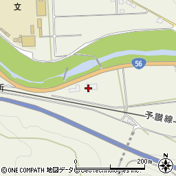 愛媛県大洲市新谷1578周辺の地図