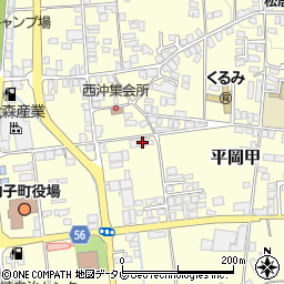 愛媛県喜多郡内子町平岡甲56周辺の地図