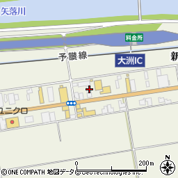 愛媛県大洲市新谷301周辺の地図