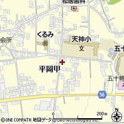 愛媛県喜多郡内子町平岡甲528周辺の地図