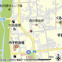 愛媛県喜多郡内子町平岡甲29周辺の地図