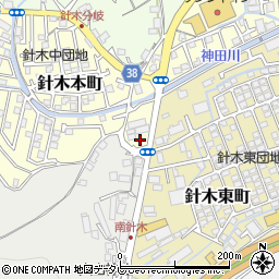タイヤセレクト高知朝倉周辺の地図
