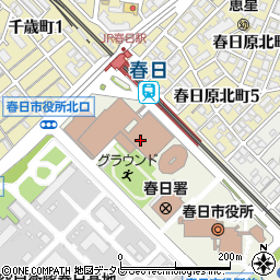 福岡　点字図書館周辺の地図