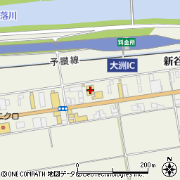 愛媛日産大洲店周辺の地図