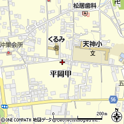 愛媛県喜多郡内子町平岡甲413周辺の地図