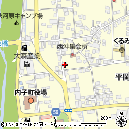 愛媛県喜多郡内子町平岡甲32周辺の地図
