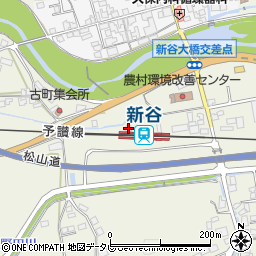 愛媛県大洲市新谷1190周辺の地図